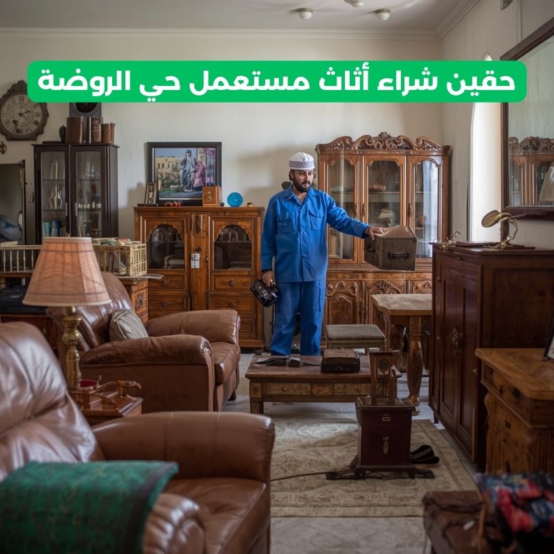 حقين شراء أثاث مستعمل حي الروضة